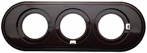 Рамка-ретро универсальная Bironi Лизетта 3-м. пластик коричневый фото Рамка-ретро универсальная Bironi Лизетта 3-м. пластик коричневый картинка